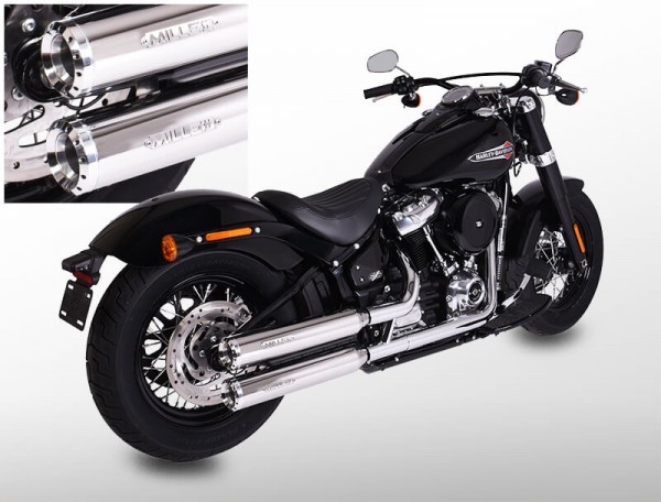 Exhaust,Softail Standard,Harley Davidson®,Milwaukee Eight,Legal, EG/BE, EURO5