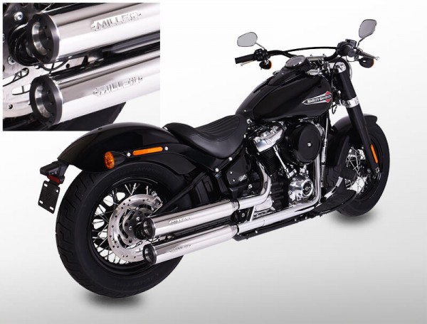 Auspuff,Softail Low Rider,Harley Davidson®,Milwaukee Eight,Legal, EG/BE, EURO4