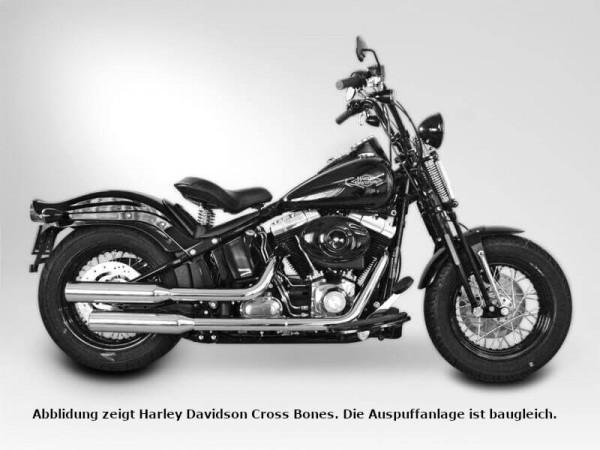 Auspuff,Softail Deluxe,Harley Davidson®,Legal, EG/BE, EURO4